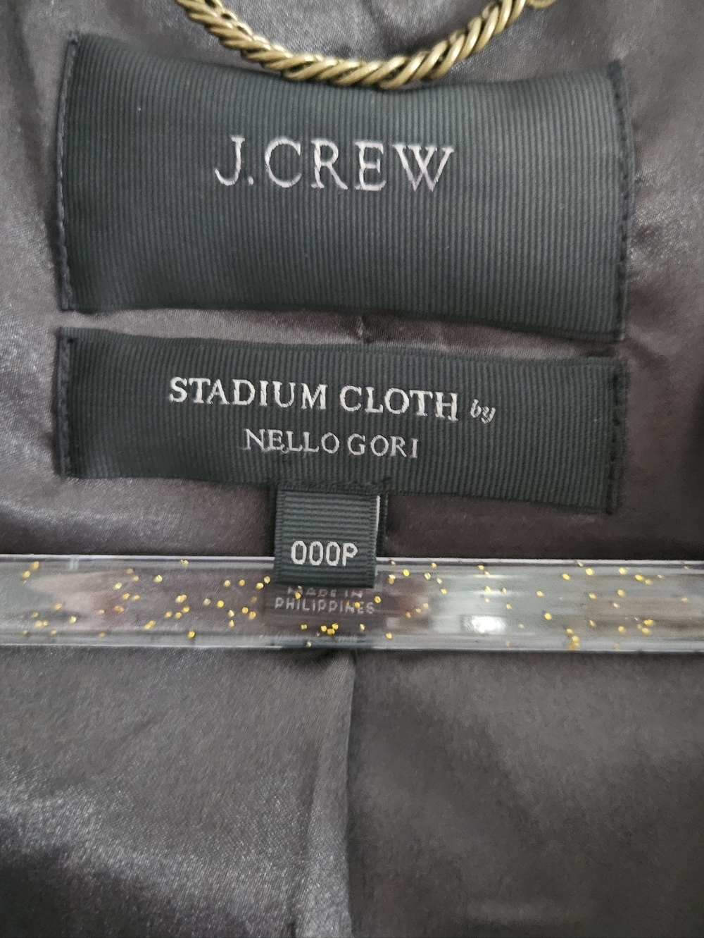 NWOT J.Crew Chateau Wool Italian Stadium Cloth Hooded Parka- 000Petite - Picture 6 of 7